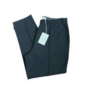 NWT Everlane The Dream Pant Black Hight Rise Elastic Pull on Pants Size XL